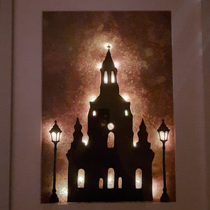 LED Bild Frauenkirche (24x33 cm)