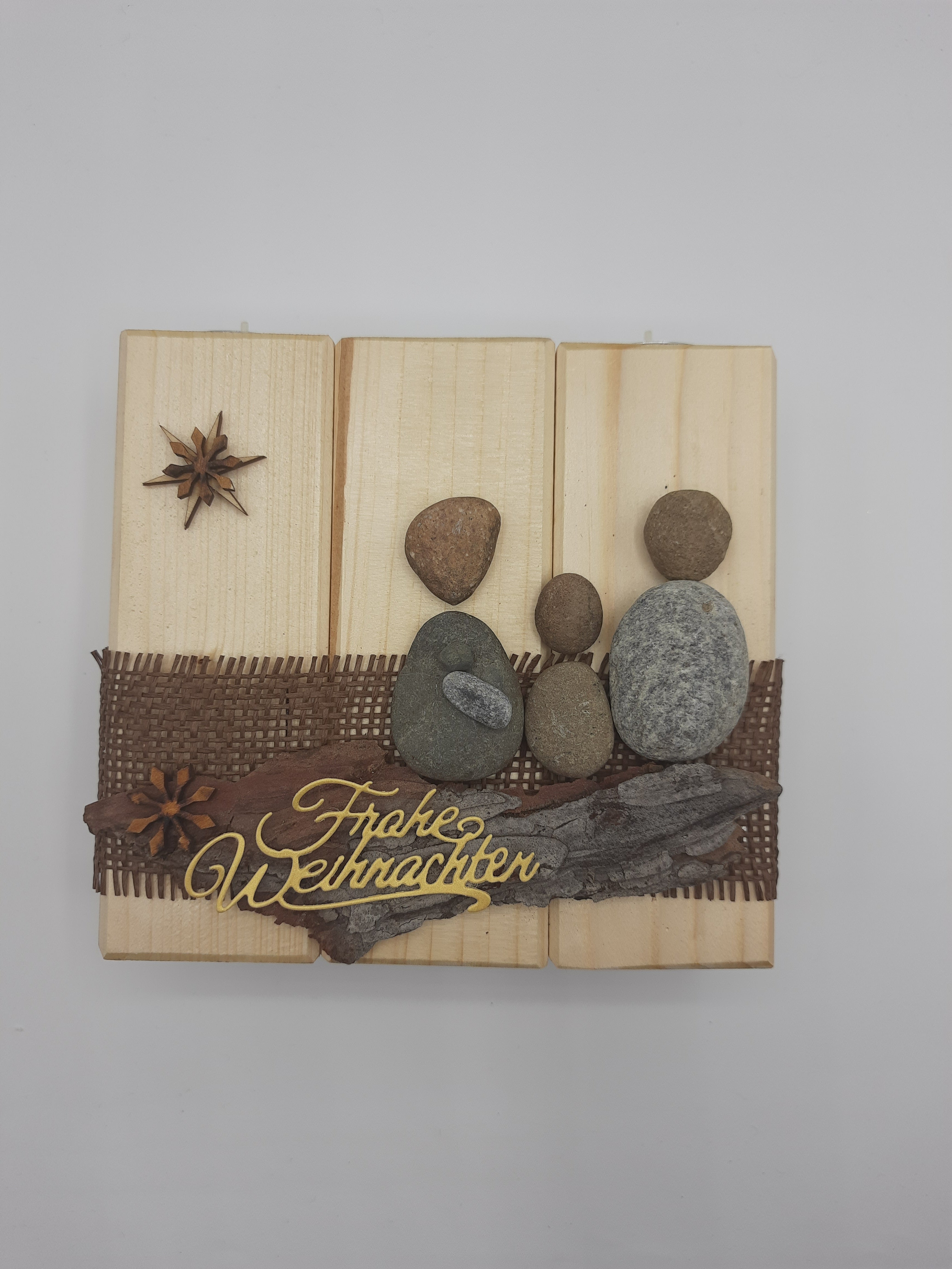 personalisierter Kerzenhalter - 3er (15x15x15x cm)