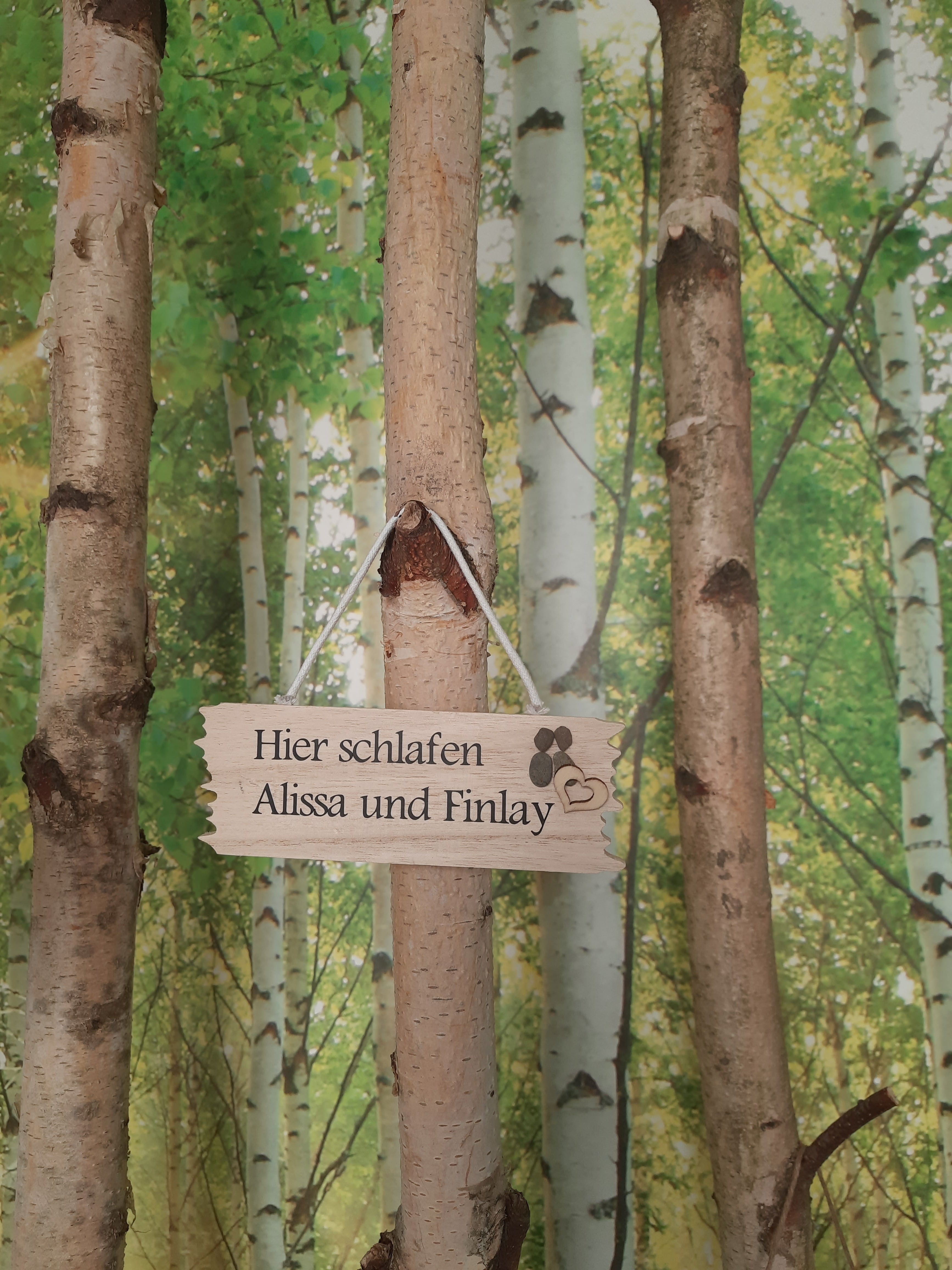 personalisierte Holzschilder