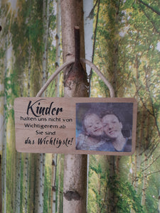 personalisierte Holzschilder