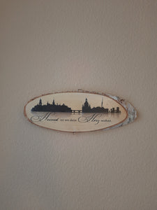personalisierte Holzschilder