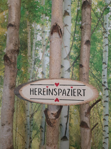 personalisierte Holzschilder