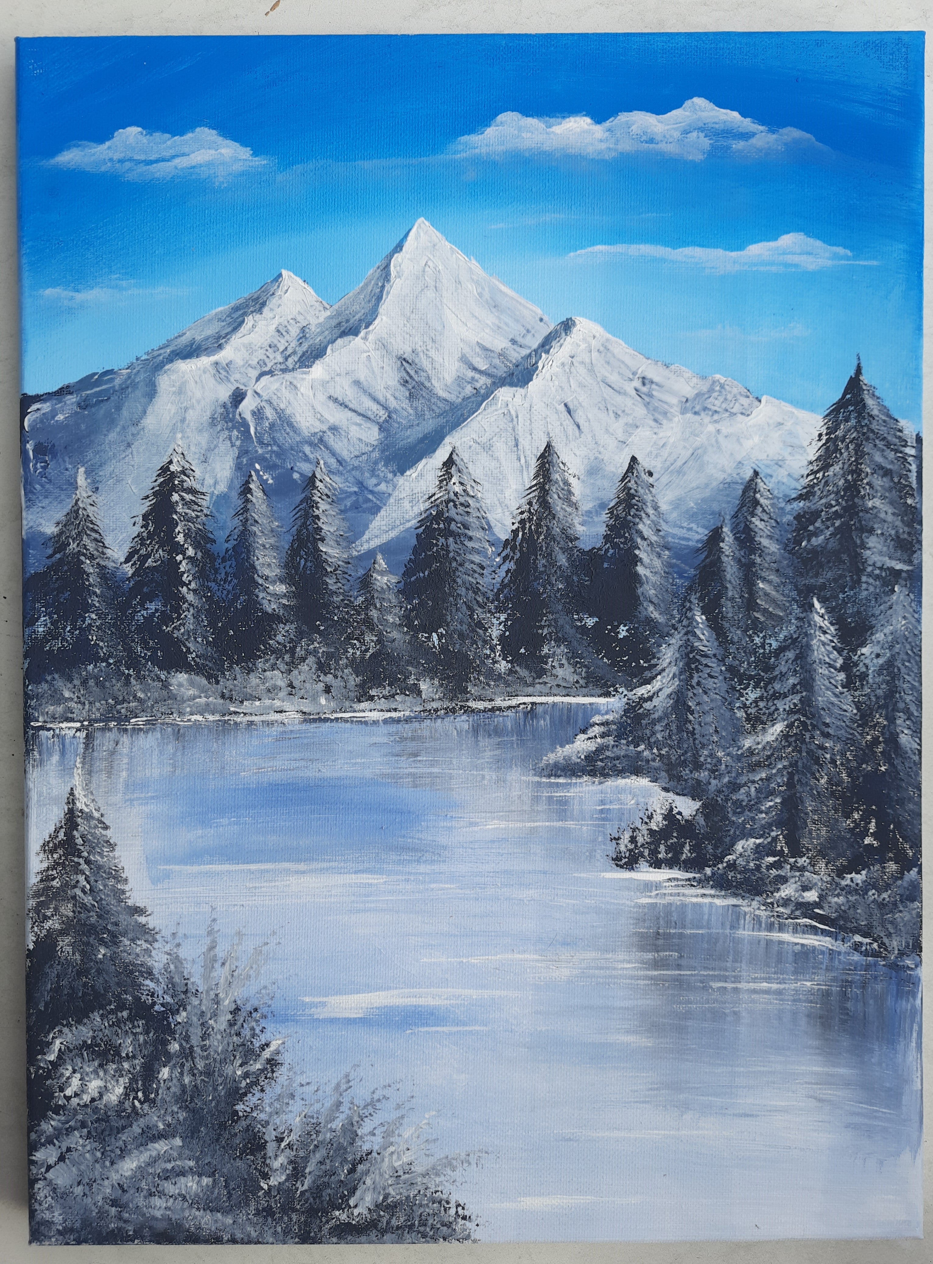 Acrylbild auf Leinwand - handgemalt nach Wunsch