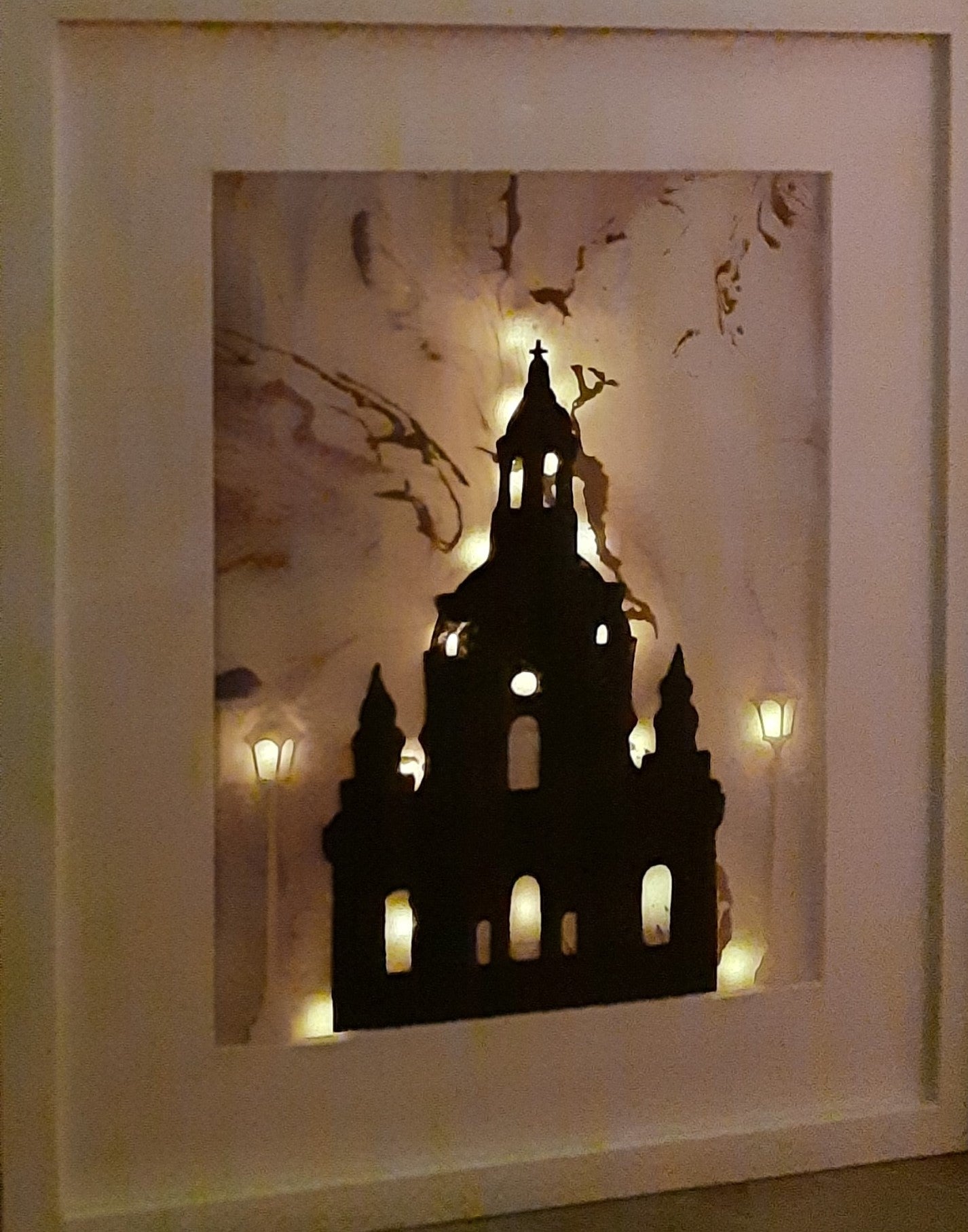 LED Bild Frauenkirche (24x33 cm)