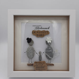 Steinbild Hochzeit