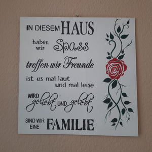 personalisierte Holzschilder